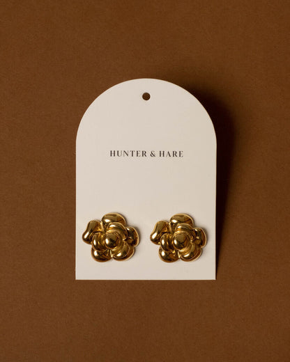 Bold Rosette Earrings