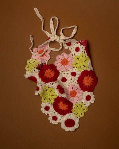 Crochet Flower Bandana