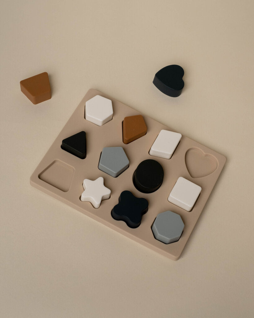 Geometric Baby Silcone Puzzle