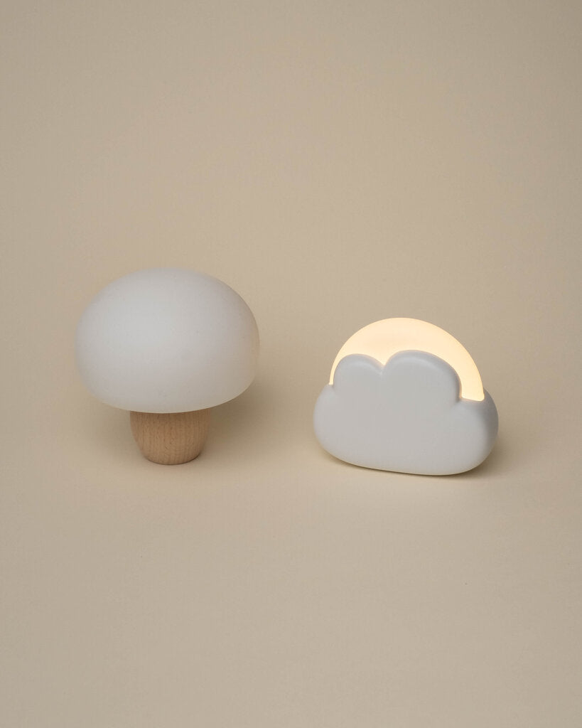 Wooden Mushroom Baby Room Light