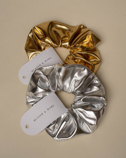 Metallic Scrunchies