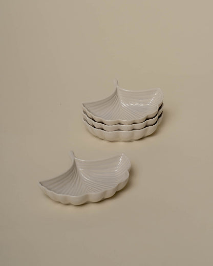 Ginkgo Dipping Dishes Set of 4