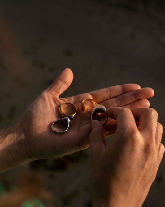 Ginkgo Adjustable Ring