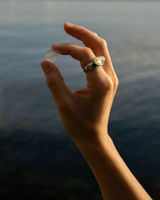 Green Resin Ring