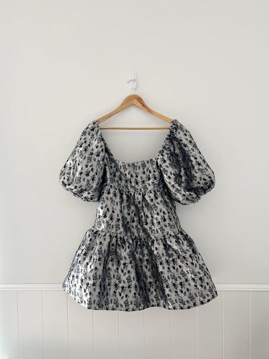 Amanda Uprichard Brocade Babydoll Dress