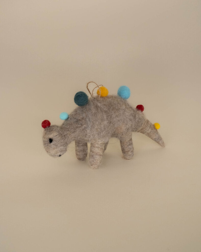 Wool + Felt Dinosaur Ornaments