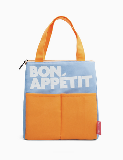 Orange Bon Appetit Lunch Bag